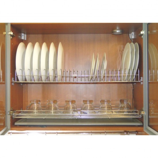 Kitchen Glass Rack, Plate Rack and Drip tray