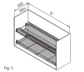 Kitchen Glass Rack, Plate Rack and Drip tray